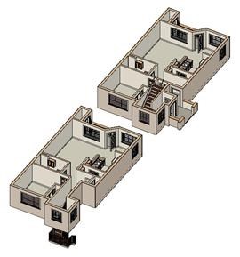 1 Bed - 1 Bath, 750 sq ft floor plan