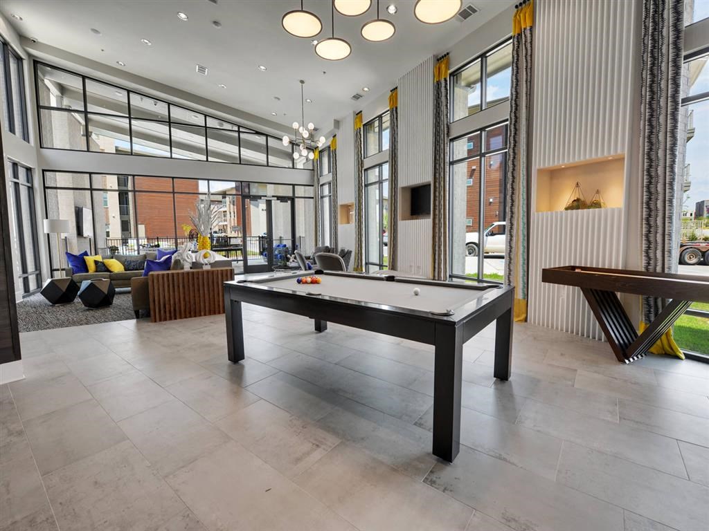 club room pool table