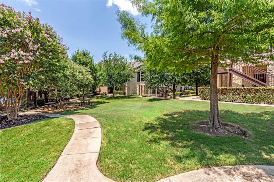 plenty of green spaces