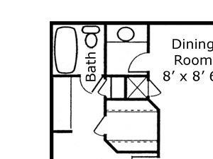 2 Bed - 2 Bath |950 sq ft floorplan 2 Bed - 2 Bath |950 sq ft floorplan