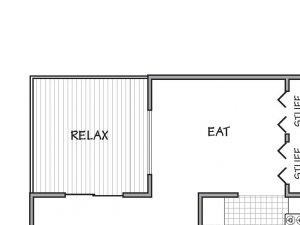 1 Bed - 1.5 Bath |890 sq ft The Essex floorplan