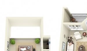 Edloe Floorplan 1 Bed, 1 Bath, 1065 sq. ft. Edloe