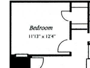 floor plan 2 Bed - 2 Bath, 907 sq ft, The Del Mar (S)
