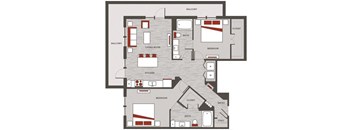 a floor plan of a home