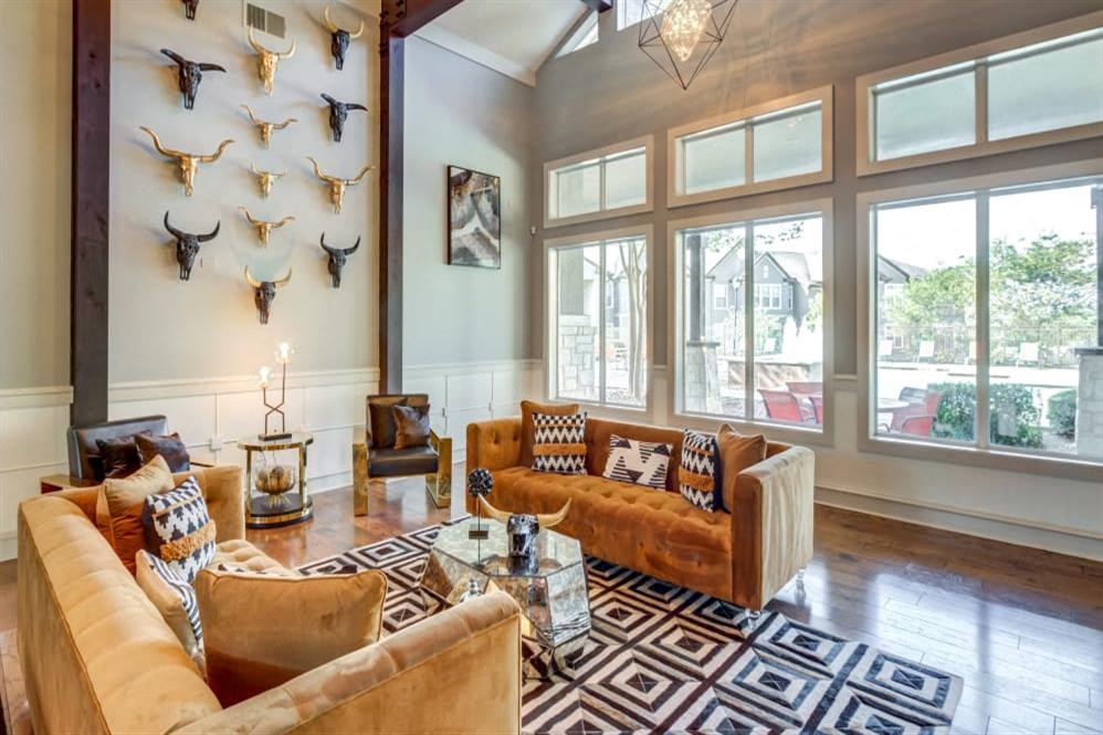 Club at stone oak san antonio tx sitting area in clubhouse