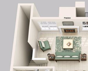 2 Bed - 2 Bath, 1216 sq ft, B2 - Morisot floor plan