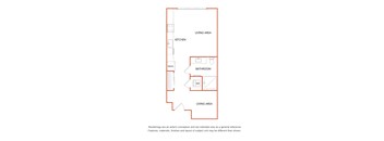 A diagram of a house layout with labeled rooms.
