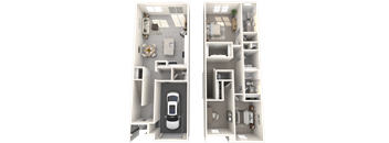 Boatman Hammock Townhomes in Lake Worth, FL photo of 3 bedroom floorplan