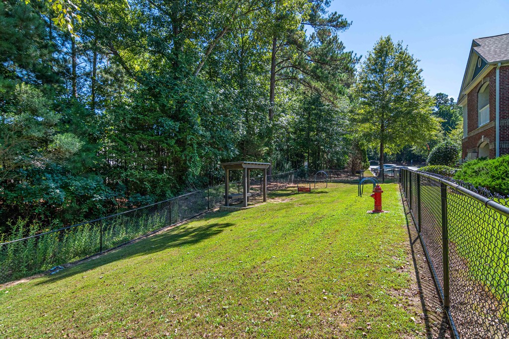 The Asher at Sugarloaf apartments in Lawrenceville Georgia photo of leash free dog park