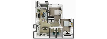 The Basin | 2 Bed 2 Bath | 977 sq ft | Summit on Boulder Apartments in Henderson