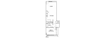 A floor plan of a two-level home with labeled rooms.