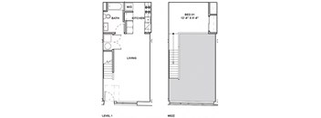 A floor plan shows a bedroom sized at 12'8" x 9'8".
