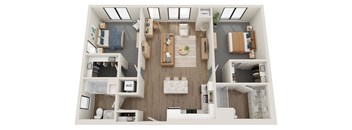 C3 two bedroom apartment in Eden Prairie, MN