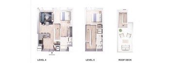 Three images showing the layout of a house from different levels.