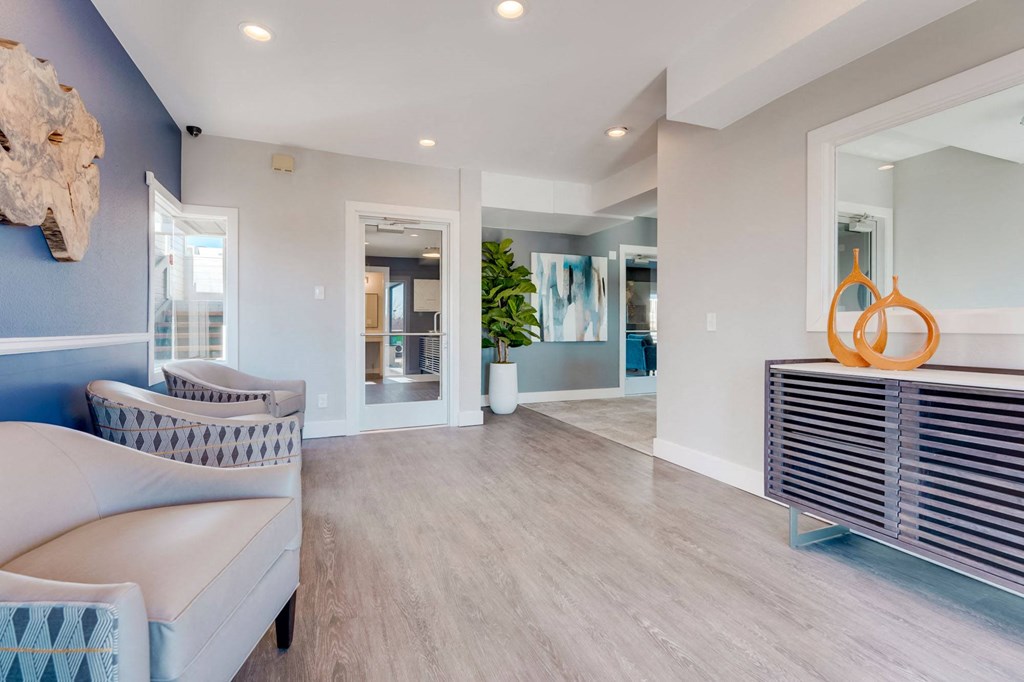 Hudson at Highline leasing sitting area