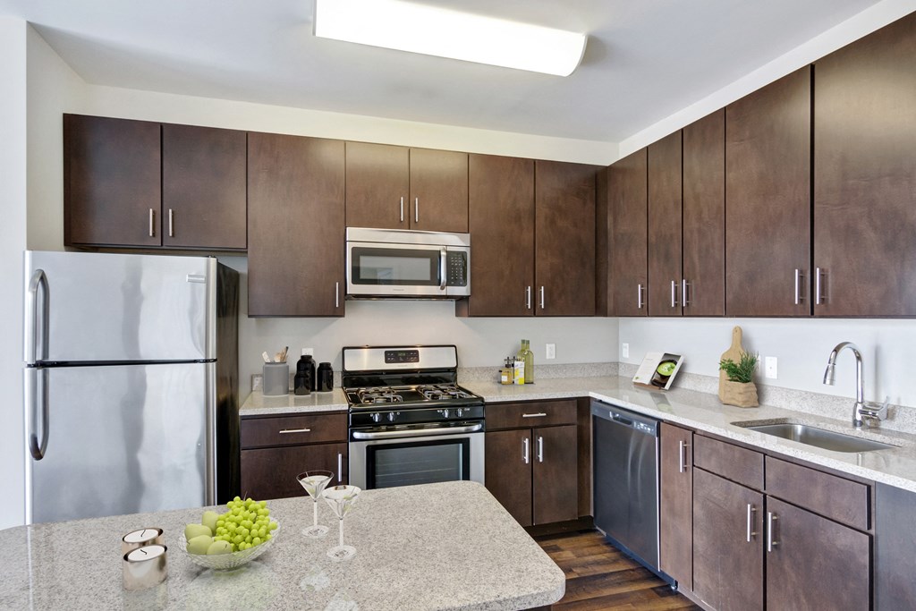 kitchen with stainless steel appliances