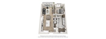 Luxury highrise apartment at Monarch HALL Park in Frisco, TX