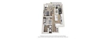 Luxury highrise apartment at Monarch HALL Park in Frisco, TX