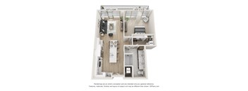 Luxury highrise apartment at Monarch HALL Park in Frisco, TX