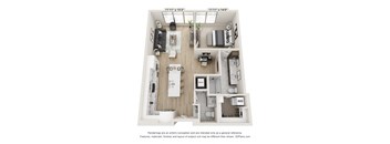 Luxury highrise apartment at Monarch HALL Park in Frisco, TX