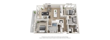 Luxury highrise apartment at Monarch HALL Park in Frisco, TX
