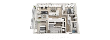 Luxury highrise apartment at Monarch HALL Park in Frisco, TX
