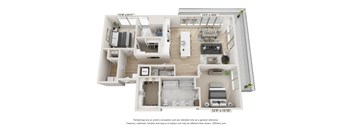Luxury highrise apartment at Monarch HALL Park in Frisco, TX