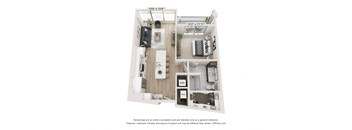 Luxury highrise apartment at Monarch HALL Park in Frisco, TX