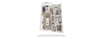 Luxury highrise apartment at Monarch HALL Park in Frisco, TX