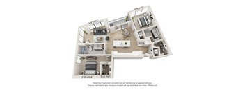Luxury highrise apartment at Monarch HALL Park in Frisco, TX