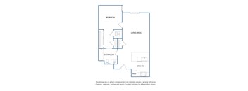 A floor plan of a house with labeled rooms.