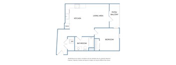 A blueprint of a house layout with labeled rooms.