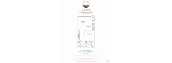 a 1 bedroom floor plan lofts at 7100