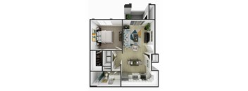 The Peak | 1 Bed 1 Bath | 698 sq ft | Summit on Boulder Apartments in Henderson | Near Las Vegas
