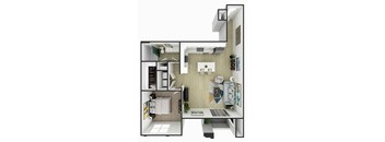 The Ridge | 1 Bed 1 Bath | 908 sq ft | Summit on Boulder Apartments in Henderson