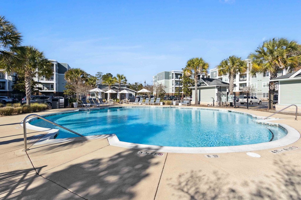 Sage at 1240 apartments in Mount Pleasant South Carolina photo of resort-style pool