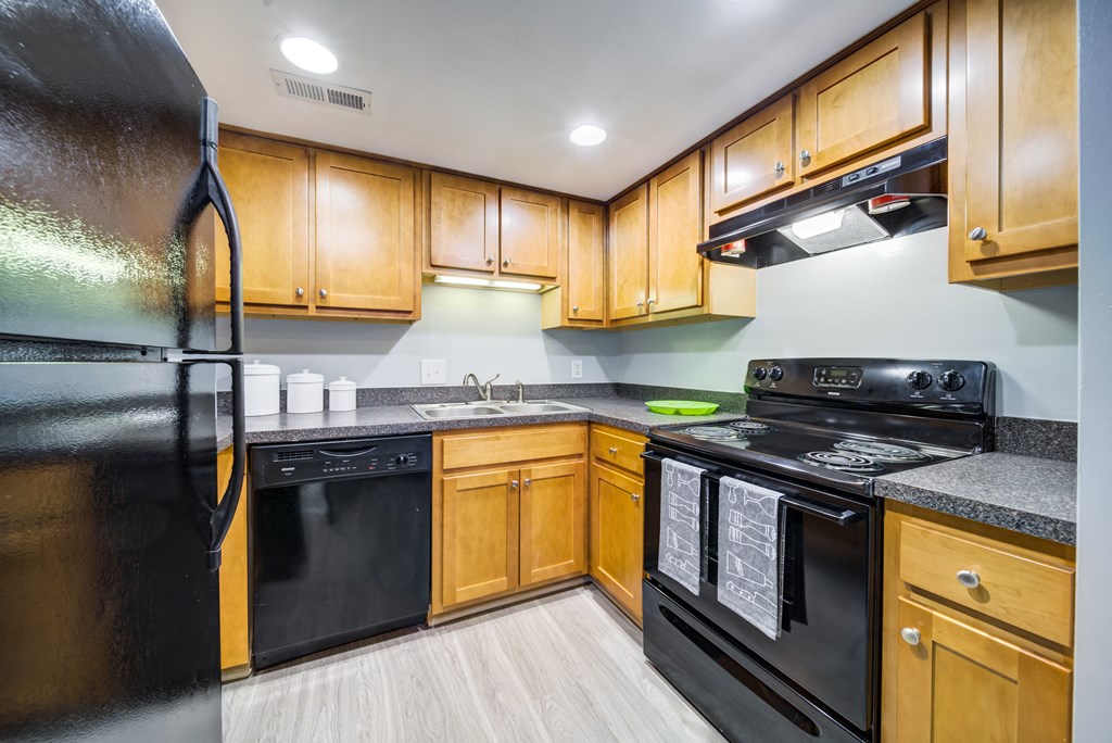 The Trails of North Hills apartments in Raleigh, NC photo of large kitchen