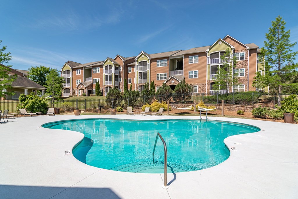 Pet-Friendly Apartments in Opelika, AL – The Crossings of Opelika - resort style swimming pool.