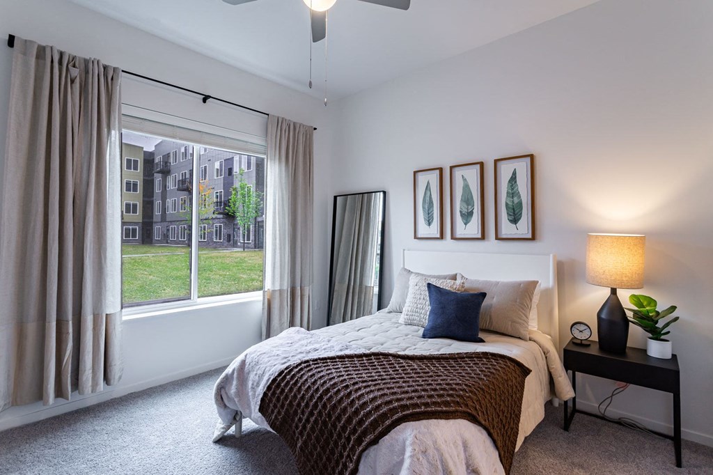 Large bedrooms with bright natural light