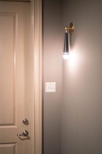 A door labeled