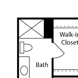 B5M 2 bed 2 bath 1404 square feet floor plan