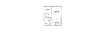 a floor plan of a bedroom floor plan