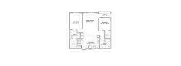 a floor plan of a bedroom floor plan for an open floor plan