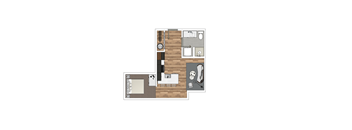 bedroom floor plan an in 2 bed 2 bath apartment at the casey