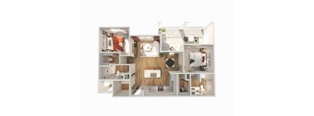 A series of images showing different rooms of a house.