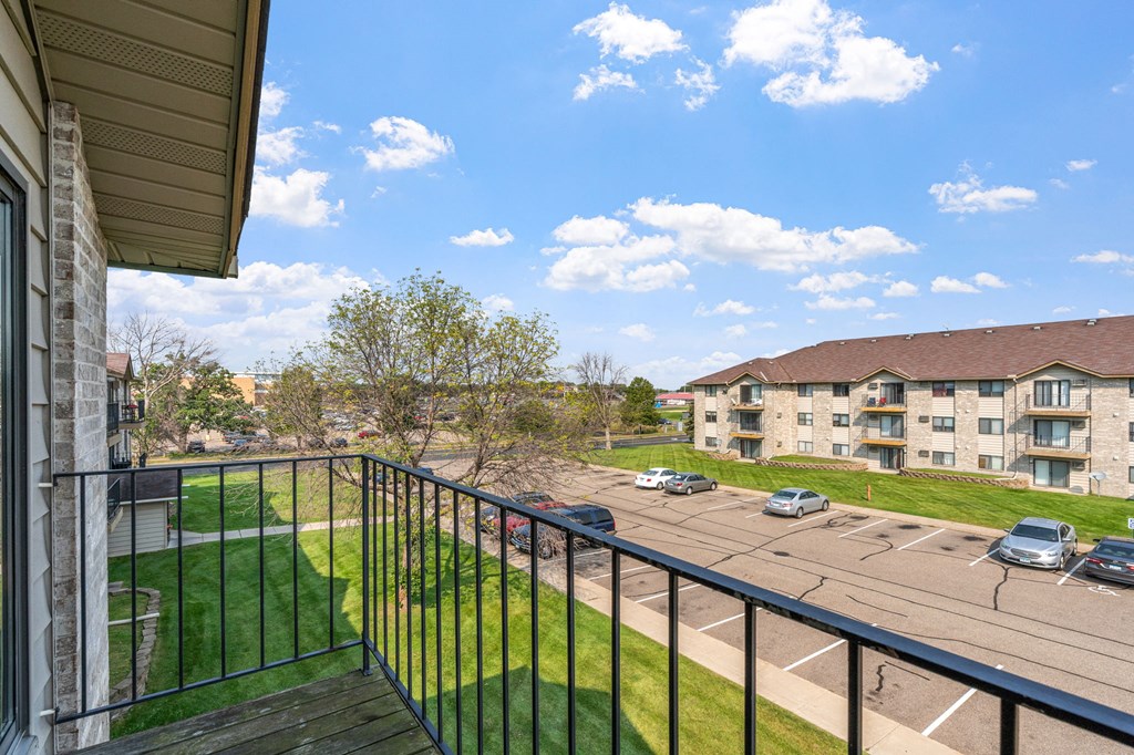 the view from our balcony at our apartments
