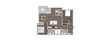 a floor plan of a house