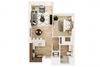 1 Bed 1 Bath 2A