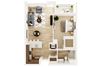 1 Bed 1 Bath 2C