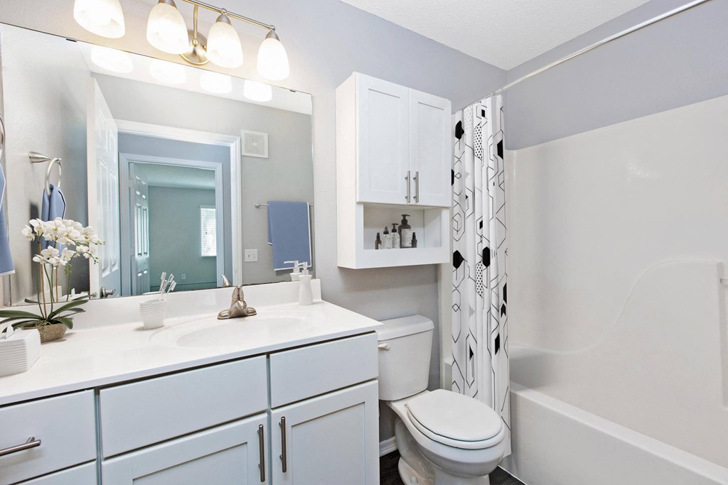 Hinton Height_Cottage Grove_MN_a white bathroom with a shower and a toilet